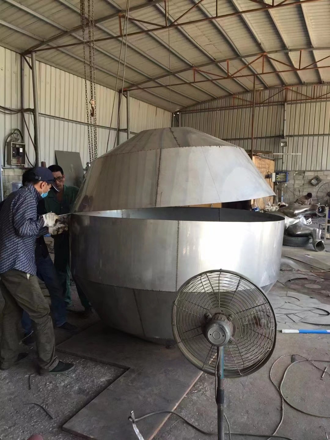 Stainless steel sphere forming process