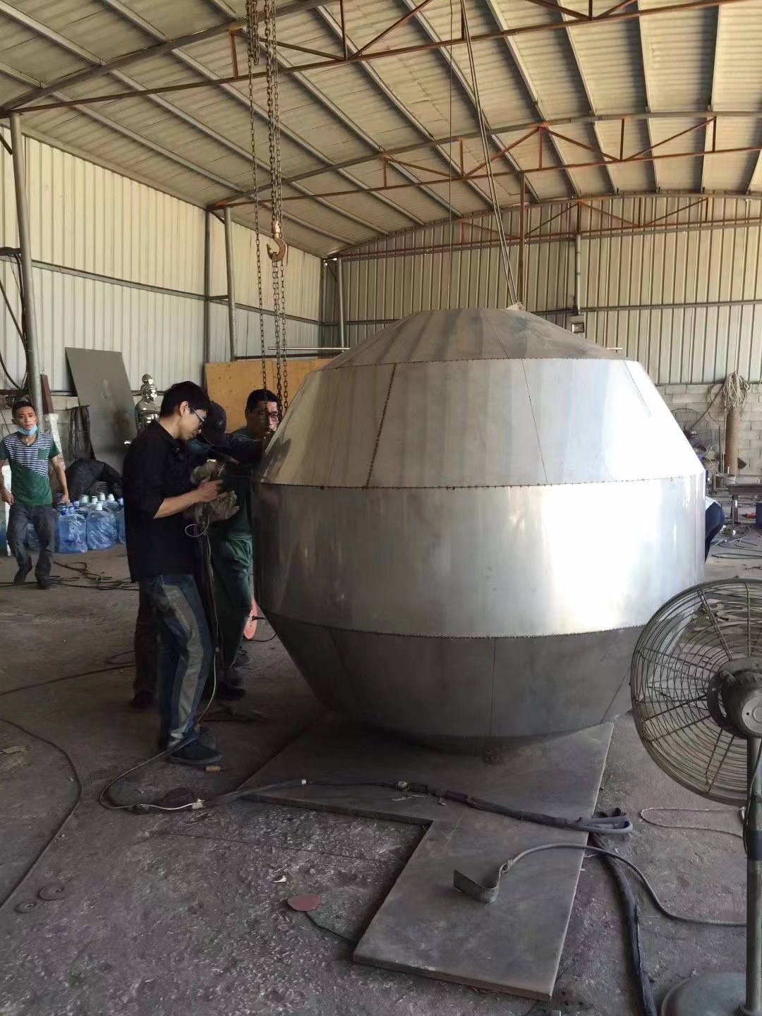 Mirror sphere fabrication process